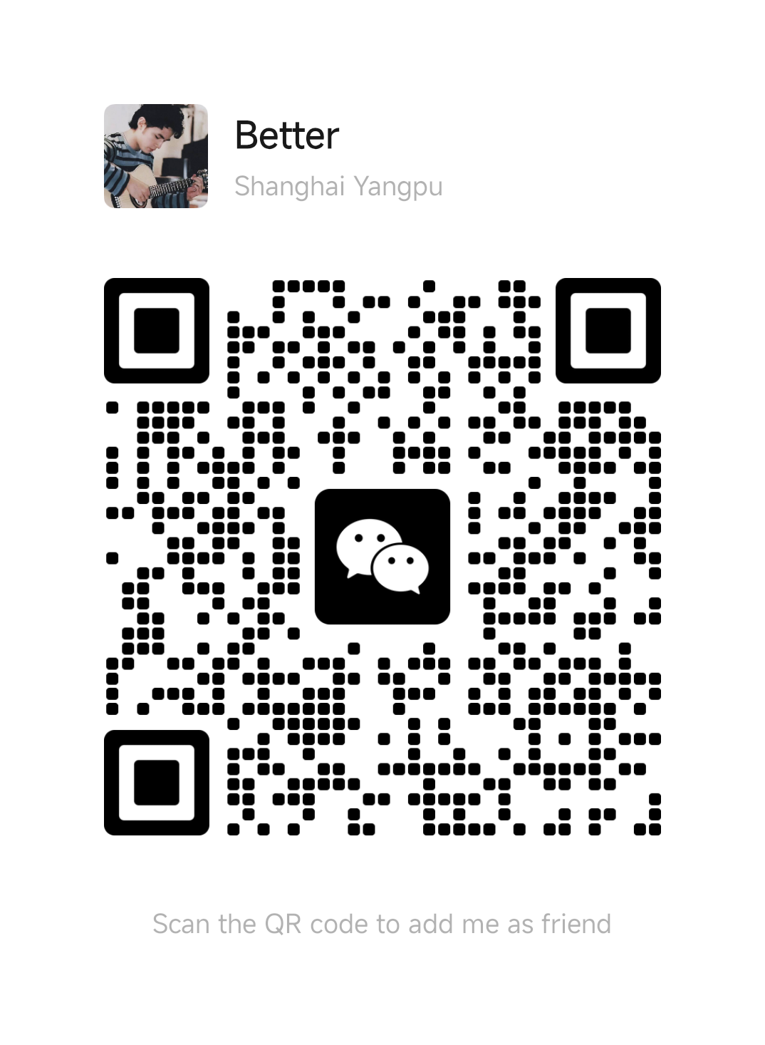 WeChat QR code for CosmicYi